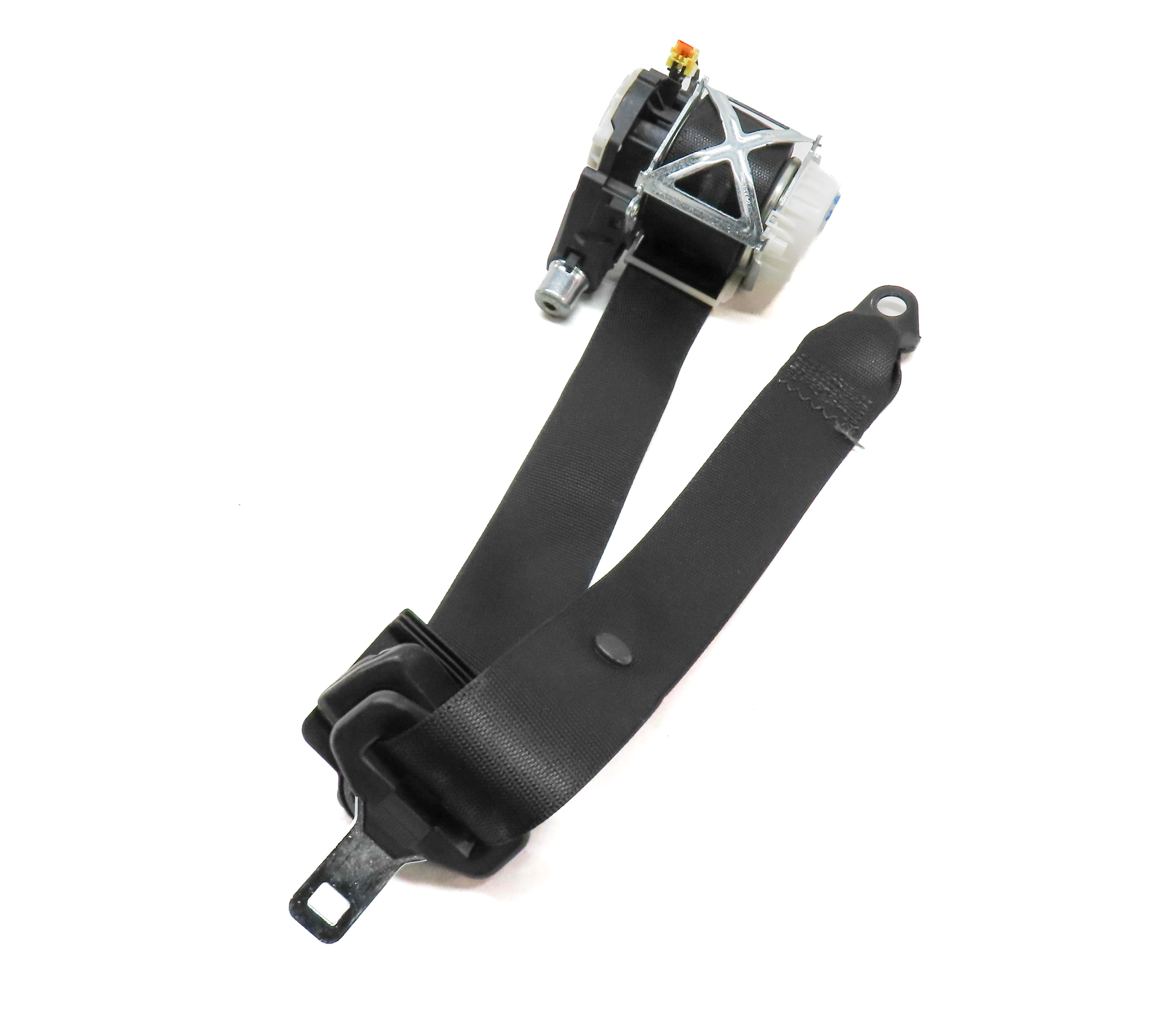 2011 MERCEDES GL450 (X164) REAR 2ND ROW RIGHT SEAT SEATBELT RETRACTOR (BLACK) — exact item pictured